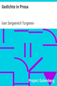 Gedichte in Prosa by Ivan Sergeevich Turgenev