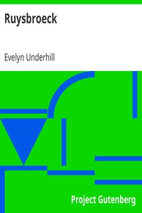 Ruysbroeck by Evelyn Underhill