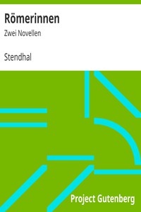 Römerinnen: Zwei Novellen by Stendhal