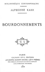 Bourdonnements by Alphonse Karr