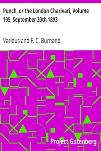Punch, or the London Charivari, Volume 105, September 30th 1893 by Various