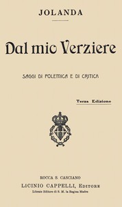 Dal mio verziere : saggi di polemica e di critica by Jolanda