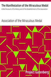 The Manifestation of the Miraculous Medal by Association of the Miraculous Medal