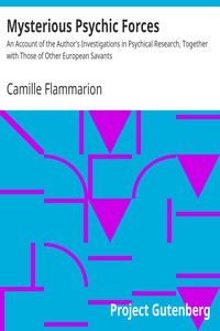 Mysterious Psychic Forces by Camille Flammarion