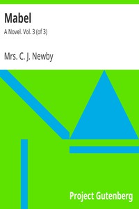 Mabel: A Novel. Vol. 3 (of 3) by Mrs. C. J. Newby