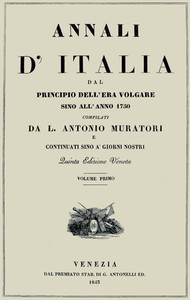 Annali d'Italia, vol. 1 by Lodovico Antonio Muratori