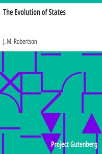 The Evolution of States by J. M. Robertson