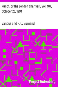 Punch, or the London Charivari, Vol. 107, October 20, 1894 by Various