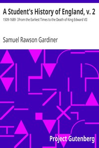 A Student's History of England, v. 2: 1509-1689 by Samuel Rawson Gardiner