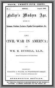 The Civil War in America by Sir William Howard Russell