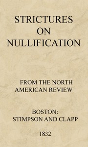 Strictures on Nullification by Alexander Hill Everett