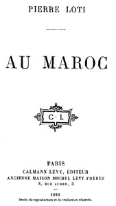 Au Maroc by Pierre Loti