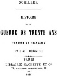 Histoire de la Guerre de Trente Ans by Friedrich Schiller