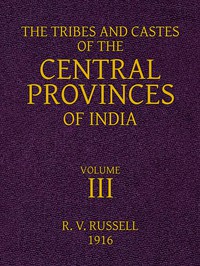 The Tribes and Castes of the Central Provinces of India, Volume 3 by R. V. Russell