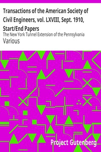 Transactions of the American Society of Civil Engineers, vol. LXVIII, Sept.