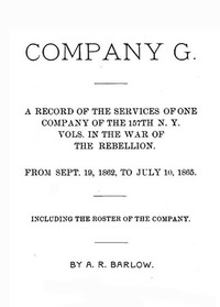 Company G by A. R. Barlow