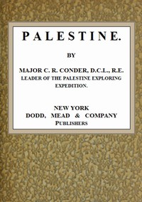 Palestine by C. R. Conder