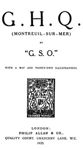 G. H. Q. (Montreuil-Sur-Mer) by "G.S.O." by Frank Fox