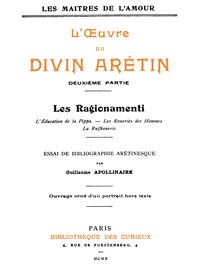 L'oeuvre du divin Arétin, deuxième partie by Pietro Aretino