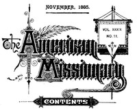 The American Missionary — Volume 39, No. 11, November, 1885 by Various