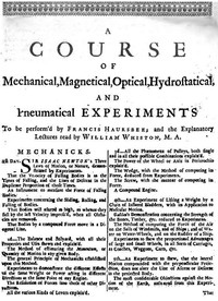 A Course of Mechanical, Magnetical, Optical, Hydrostatical and Pneumatical