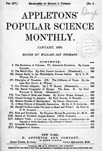 Appletons' Popular Science Monthly, January 1899 by Various