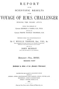 Report on the Radiolaria Collected by H.M.S. Challenger During the Years