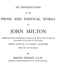 An Introduction to the Prose and Poetical Works of John Milton by John Milton