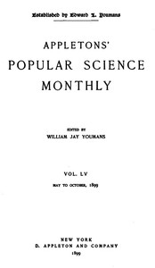 Appletons' Popular Science Monthly, May 1899 by Various