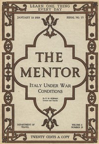 The Mentor: Italy Under War Conditions, Vol. 6, Num. 23, Ser. No. 171, January