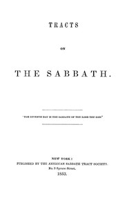 Tracts on the Sabbath by American Sabbath Tract Society