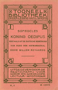 Koning Oedipus, van Sophocles: tragedie by Sophocles