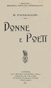 Donne e poeti by Enrico Panzacchi