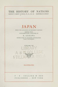 Japan: From the Japanese Government History by Kan'ichi Asakawa