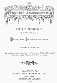 Popular Amusements by J. T. Crane