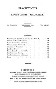 Blackwood's Edinburgh Magazine, Vol. 68, No 422, December 1850 by Various