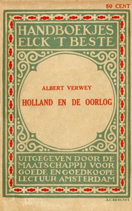 Holland en de oorlog by Albert Verwey