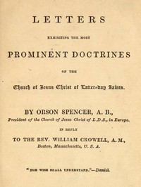 Letters Exhibiting the Most Prominent Doctrines of the Church of Jesus Christ of