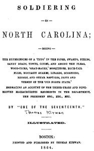 Soldiering in North Carolina by Thomas Kirwan