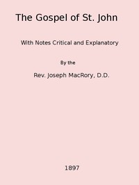 The Gospel of St. John by Joseph MacRory