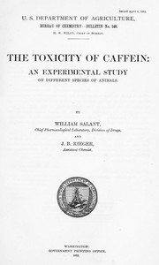 The Toxicity of Caffein: An experimental study on different species of animals