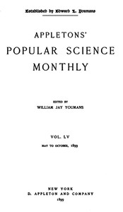 Appletons' Popular Science Monthly, September 1899 by Various