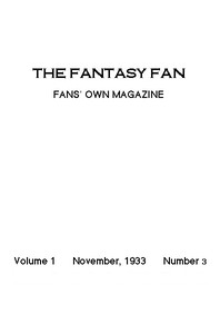 The Fantasy Fan, November 1933 by Various