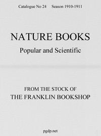 Nature Books Popular and Scientific from The Franklin Bookshop, 1910 by Rhoads