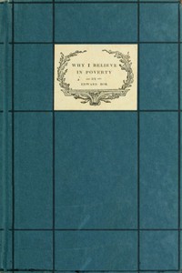 Why I Believe in Poverty as the Richest Experience That Can Come to a Boy by Bok