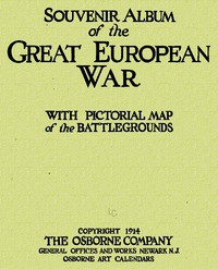 Souvenir Album of the Great European War by Anonymous