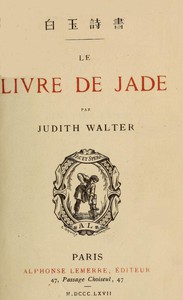 Le livre de Jade by Judith Gautier