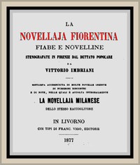 La novellaja fiorentina by Vittorio Imbriani