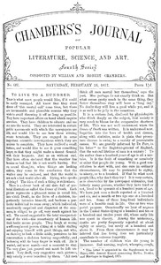 Chambers's Journal of Popular Literature, Science, and Art, No. 687 by Various