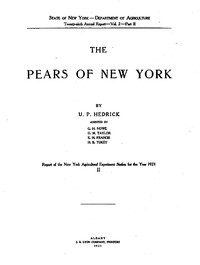 The Pears of New York by U. P. Hedrick